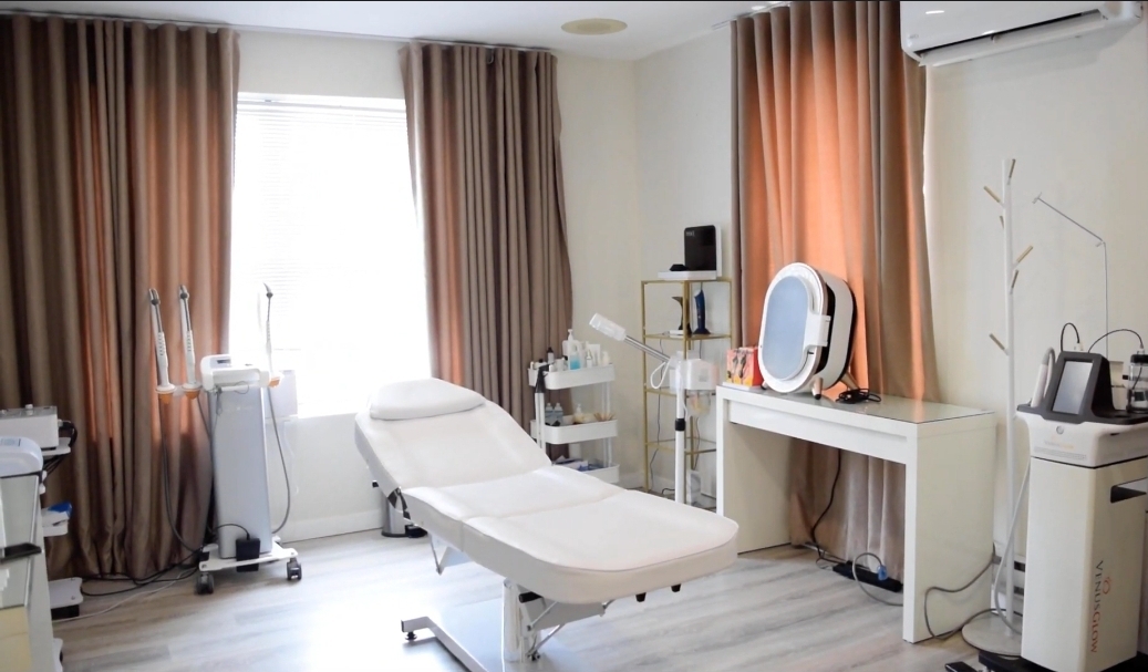 Treatment room at BE YOU Medspa
